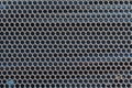 Perforated sheet metal chrome-plated metal