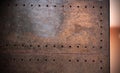Perforated steel sheet is rusty Door closing material for doors