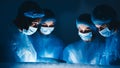 Perform Operation. Surgeon Team Working In Hospital Royalty Free Stock Photo