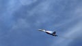 Performance of the aerobatic team Russian Knights, Russian Air Force. planes Sukhoi Su-30SM, NATO code name: Flanker-C Royalty Free Stock Photo