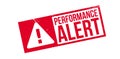 Performance Alert rubber stamp