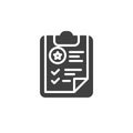 Performance appraisal vector icon