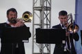 Performance artists, orchestra, ensemble of wind instruments kronwerk brass