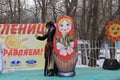 Performance on the Day of Shrovetide in Kanash, Chuvashia, Russia