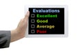 Performance Evaluation Audit Checklist Royalty Free Stock Photo