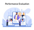 Performance Evaluation concept. Professionals celebrating top-performer accolades, highlighting growth and achievements. Royalty Free Stock Photo