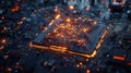 performance fracturing cpu Royalty Free Stock Photo