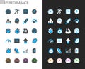 Performance icons light and dark theme