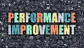 Performance Improvement in Multicolor. Doodle Design. Royalty Free Stock Photo