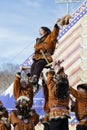 Performance of Kamchatka State Academic Koryak National Dance Ensemble Mengo Royalty Free Stock Photo