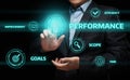 Performance Management Efficiency Improvement Business Technology concept Royalty Free Stock Photo