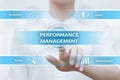 Performance Management Efficiency Improvement Business Technology concept Royalty Free Stock Photo