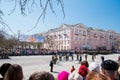 Performance of the military orchestra.