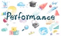 Performance Perform Skill Efficiency Concept Royalty Free Stock Photo