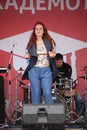 The performance of the popular singer Anna Malysheva and pop band Mint