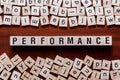 Performance word concept