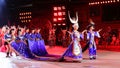 The performance in xijiang miao village,guizhou,china