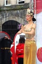 Performer at the Edinburgh Festival Royalty Free Stock Photo