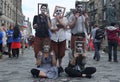 Performer during Edinburgh Fringe Festival