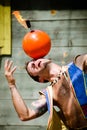 Performer at renaissance festival