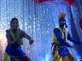Bhangra Dancers performing on stage