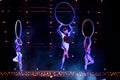 Performers skipping Rope at Cirque du Soleil's show 'Quidam'