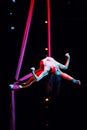 Performers skipping Rope at Cirque du Soleils show Quidam