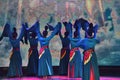 performing Chinese dance