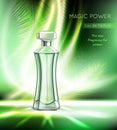 Perfume Advertising Realistic Poster Royalty Free Stock Photo