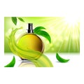 Perfume Aroma Creative Promotional Poster Vector Royalty Free Stock Photo