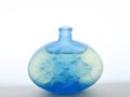Perfume bottle blue Royalty Free Stock Photo