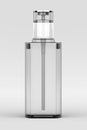 Perfume Bottle Container on White, 3D Rendering