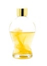 Perfume bottle with flower inside