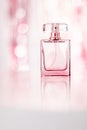 Perfume bottle on glamour background, floral feminine scent, fragrance and eau de parfum as luxury holiday gift