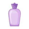 Perfume bottle icon in flat style isolated on white background Royalty Free Stock Photo