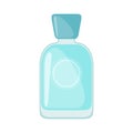 Perfume bottle icon in flat style isolated on white background Royalty Free Stock Photo