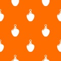 Perfume bottle merchandise pattern vector orange Royalty Free Stock Photo