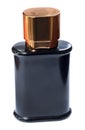 Perfume bottle over white background Royalty Free Stock Photo