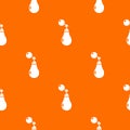 Perfume bottle paris pattern vector orange Royalty Free Stock Photo