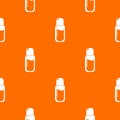 Perfume bottle pattern vector orange Royalty Free Stock Photo