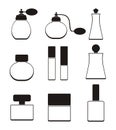 Perfume bottle - pictogram Royalty Free Stock Photo