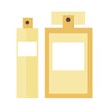 Perfume bottle vector template Royalty Free Stock Photo