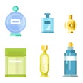 Perfume bottle vector template Royalty Free Stock Photo