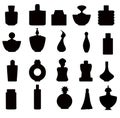 Perfume bottles Set -vector Royalty Free Stock Photo