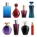 Perfume Colored Glass Bottles