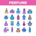Perfume Containers Collection Icons Set Vector Royalty Free Stock Photo