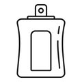 Perfume deodorant icon, outline style