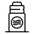 Perfume deodorant icon, outline style