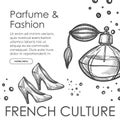 Perfume and fashion, french culture website page