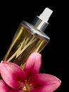 Perfume with flower Royalty Free Stock Photo